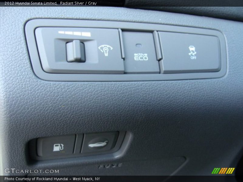 Radiant Silver / Gray 2012 Hyundai Sonata Limited