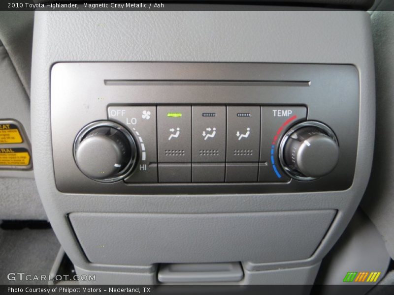 Magnetic Gray Metallic / Ash 2010 Toyota Highlander