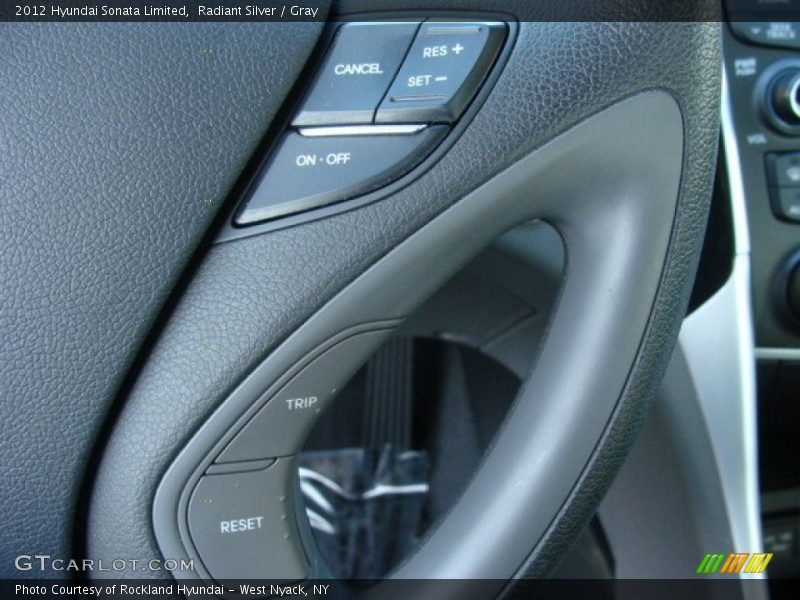 Radiant Silver / Gray 2012 Hyundai Sonata Limited