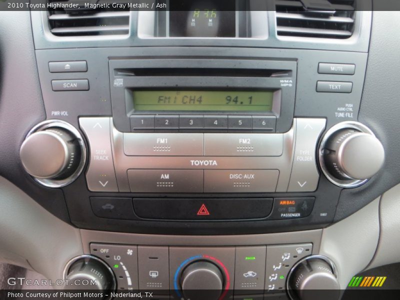 Magnetic Gray Metallic / Ash 2010 Toyota Highlander