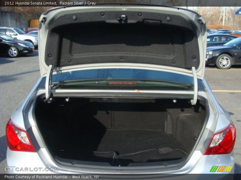 Radiant Silver / Gray 2012 Hyundai Sonata Limited