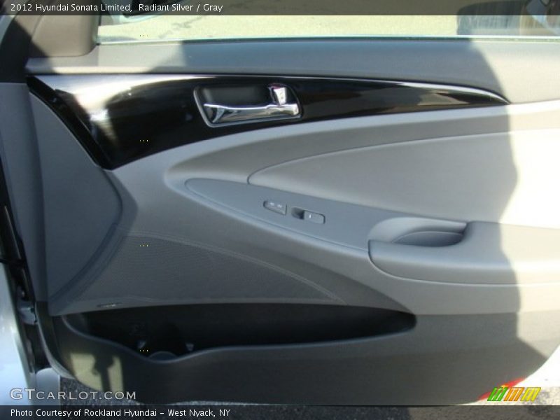 Radiant Silver / Gray 2012 Hyundai Sonata Limited