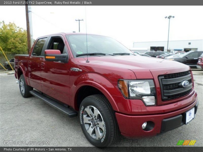 Ruby Red Metallic / Black 2013 Ford F150 FX2 SuperCrew