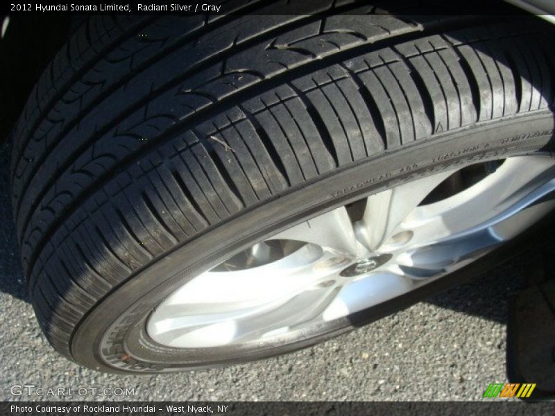 Radiant Silver / Gray 2012 Hyundai Sonata Limited