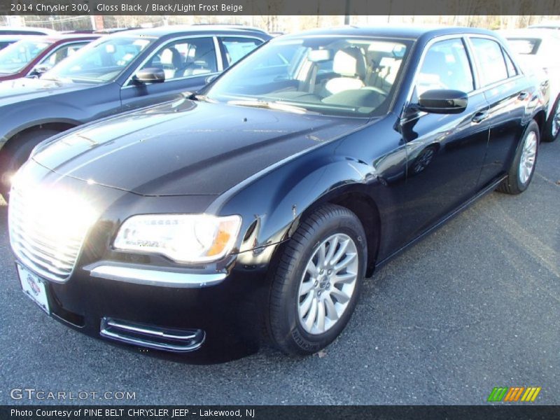 Gloss Black / Black/Light Frost Beige 2014 Chrysler 300