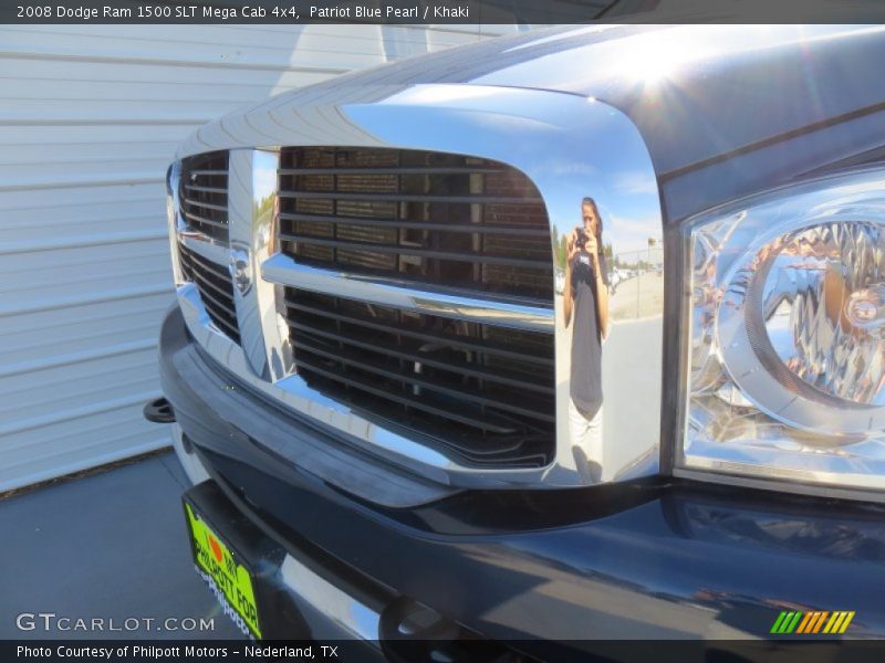 Patriot Blue Pearl / Khaki 2008 Dodge Ram 1500 SLT Mega Cab 4x4
