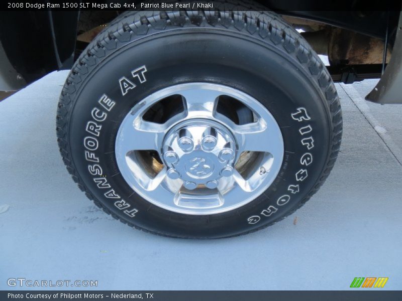 Patriot Blue Pearl / Khaki 2008 Dodge Ram 1500 SLT Mega Cab 4x4