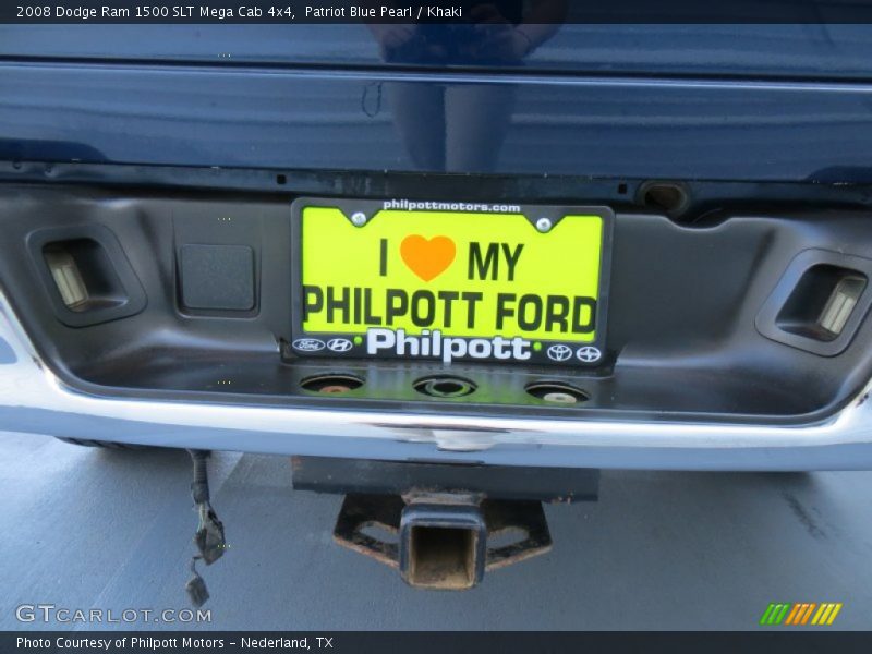 Patriot Blue Pearl / Khaki 2008 Dodge Ram 1500 SLT Mega Cab 4x4