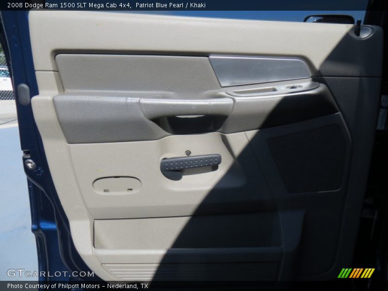 Patriot Blue Pearl / Khaki 2008 Dodge Ram 1500 SLT Mega Cab 4x4