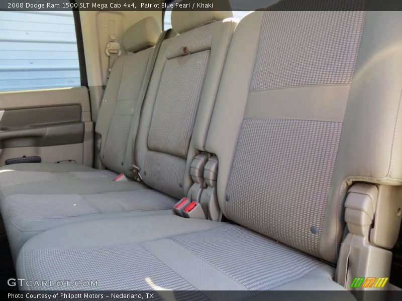 Patriot Blue Pearl / Khaki 2008 Dodge Ram 1500 SLT Mega Cab 4x4