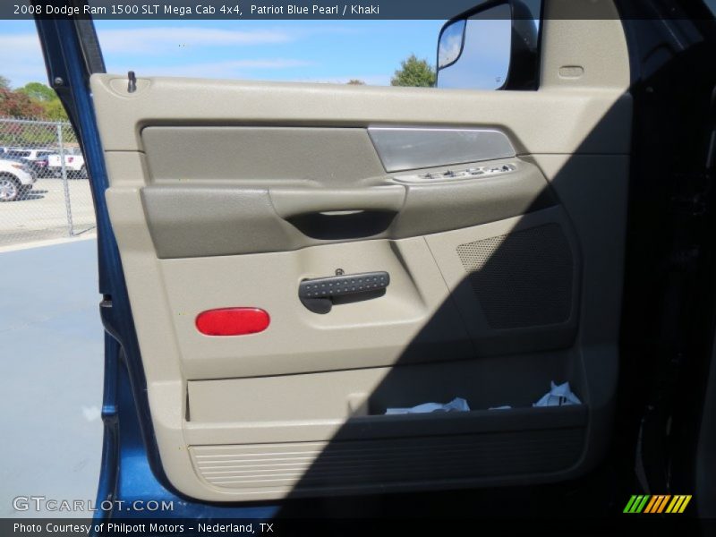 Patriot Blue Pearl / Khaki 2008 Dodge Ram 1500 SLT Mega Cab 4x4