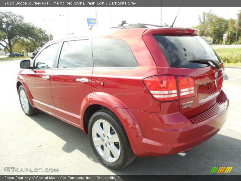 Inferno Red Crystal Pearl Coat / Dark Slate Gray 2010 Dodge Journey R/T