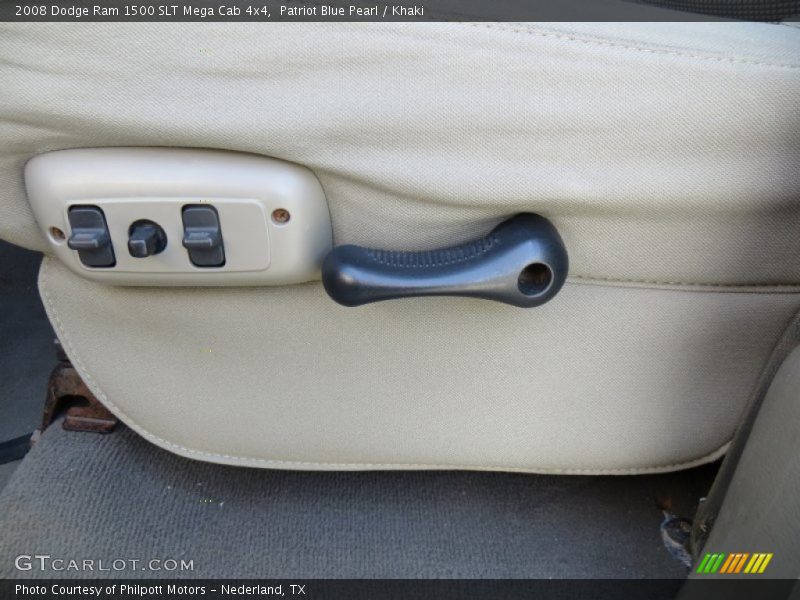 Patriot Blue Pearl / Khaki 2008 Dodge Ram 1500 SLT Mega Cab 4x4