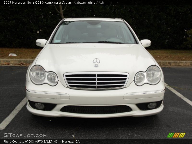 Alabaster White / Ash 2005 Mercedes-Benz C 230 Kompressor Sedan