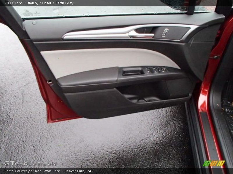 Sunset / Earth Gray 2014 Ford Fusion S