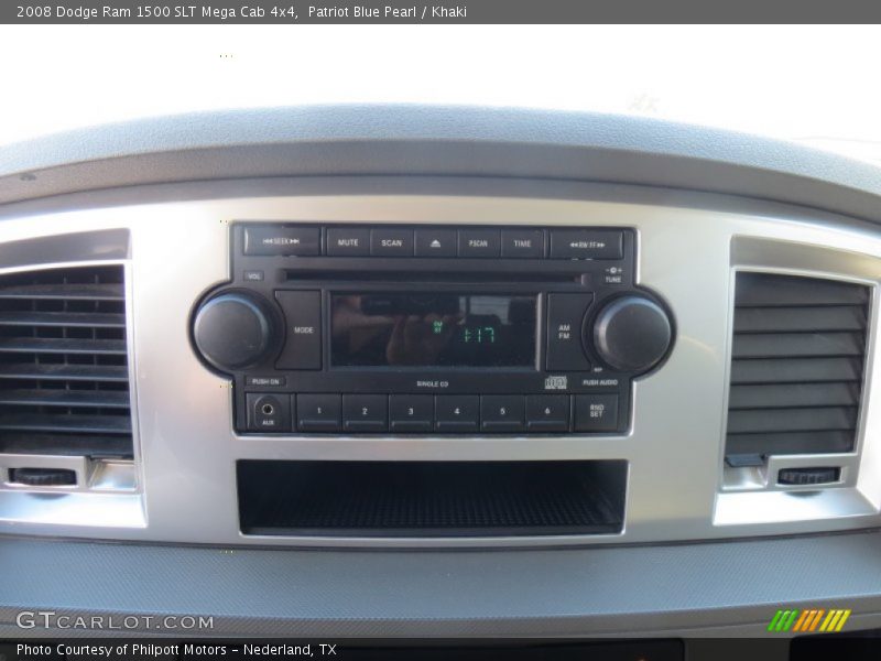 Patriot Blue Pearl / Khaki 2008 Dodge Ram 1500 SLT Mega Cab 4x4