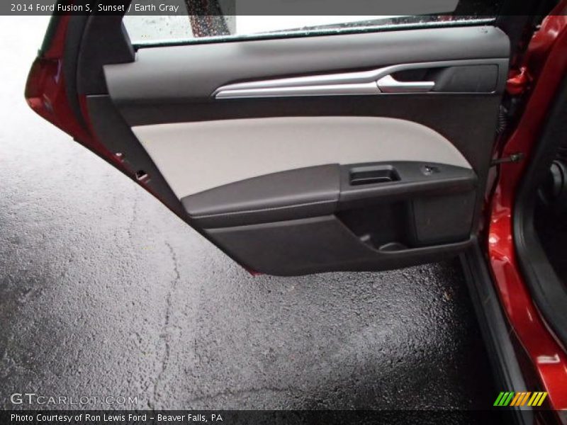 Sunset / Earth Gray 2014 Ford Fusion S