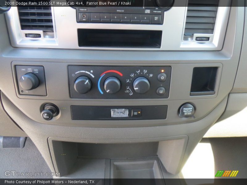 Patriot Blue Pearl / Khaki 2008 Dodge Ram 1500 SLT Mega Cab 4x4