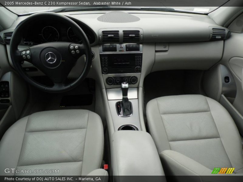 Alabaster White / Ash 2005 Mercedes-Benz C 230 Kompressor Sedan
