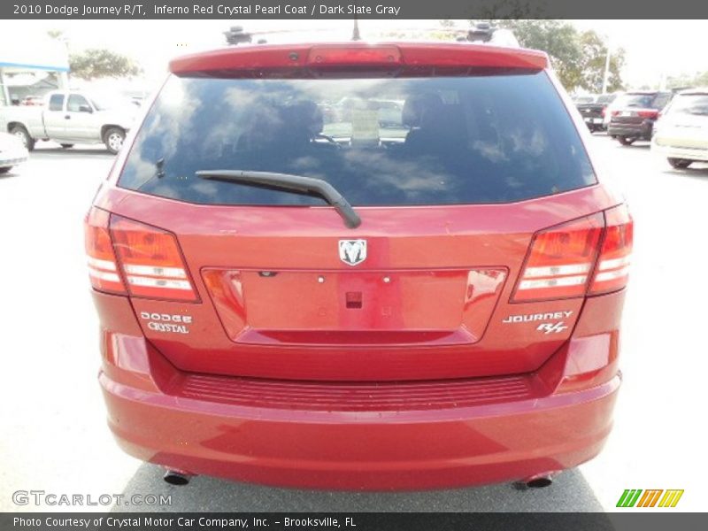 Inferno Red Crystal Pearl Coat / Dark Slate Gray 2010 Dodge Journey R/T
