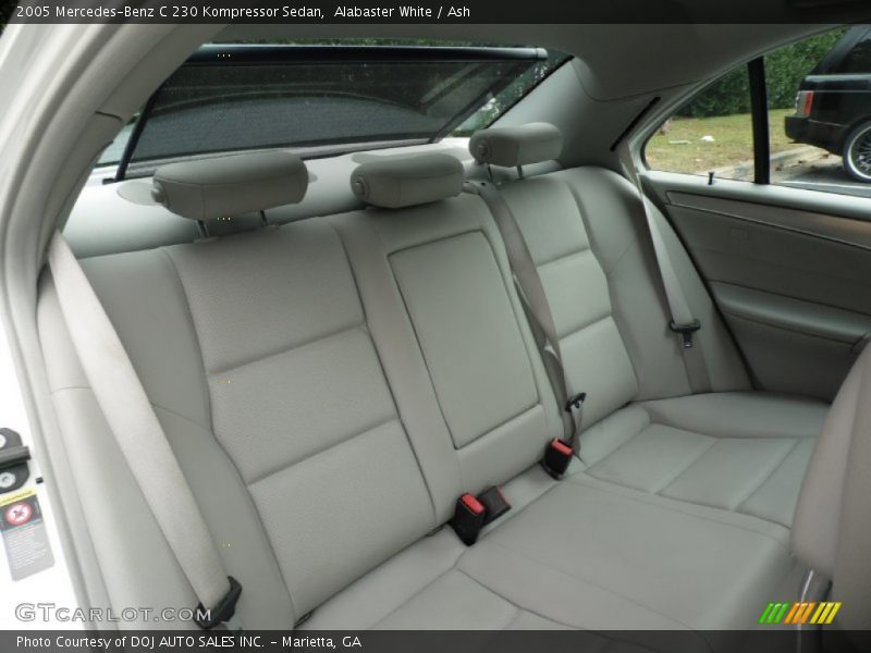 Alabaster White / Ash 2005 Mercedes-Benz C 230 Kompressor Sedan