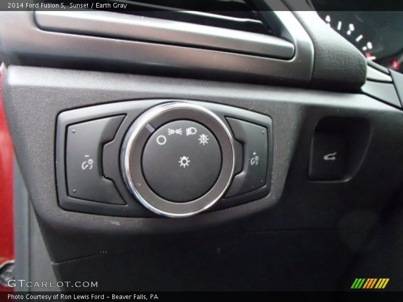 Sunset / Earth Gray 2014 Ford Fusion S