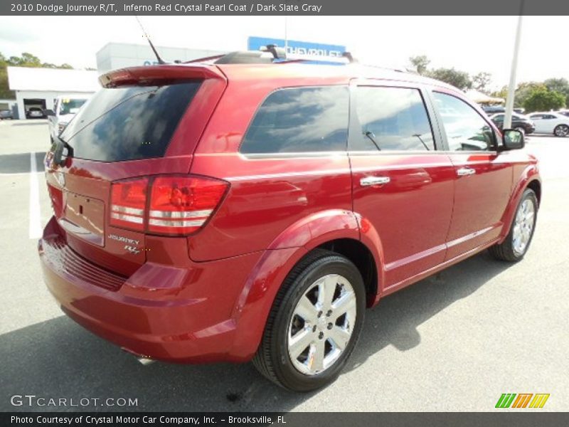 Inferno Red Crystal Pearl Coat / Dark Slate Gray 2010 Dodge Journey R/T