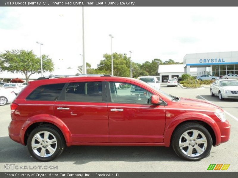 Inferno Red Crystal Pearl Coat / Dark Slate Gray 2010 Dodge Journey R/T