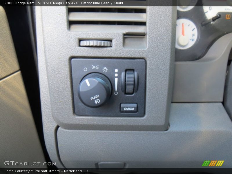 Patriot Blue Pearl / Khaki 2008 Dodge Ram 1500 SLT Mega Cab 4x4