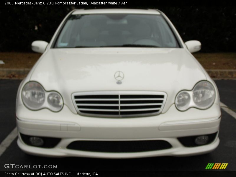 Alabaster White / Ash 2005 Mercedes-Benz C 230 Kompressor Sedan