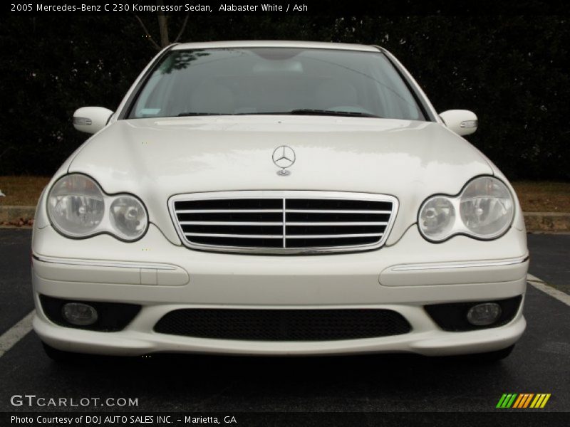 Alabaster White / Ash 2005 Mercedes-Benz C 230 Kompressor Sedan