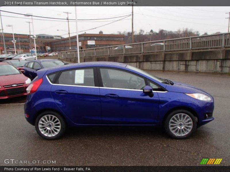  2014 Fiesta Titanium Hatchback Performance Blue