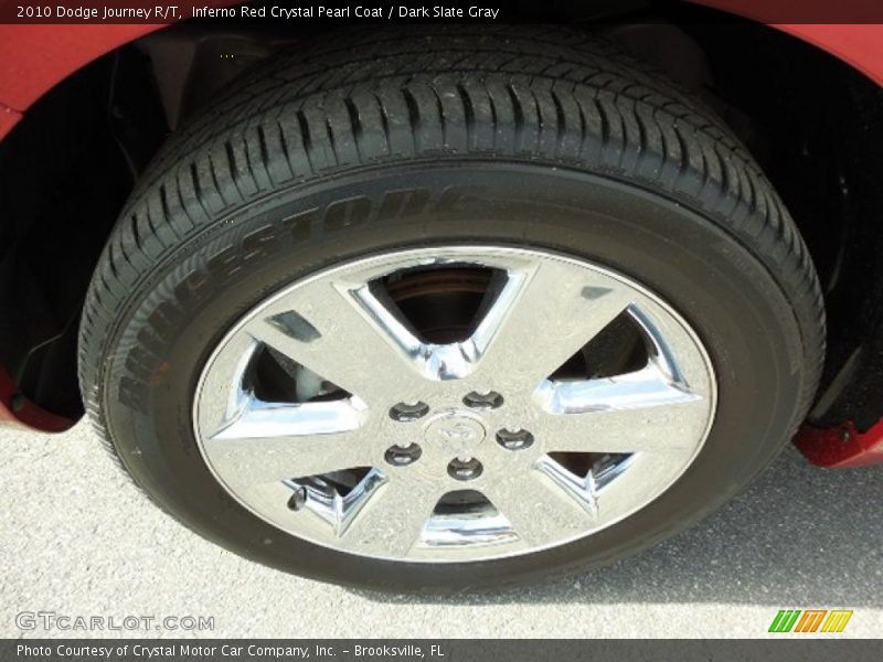 Inferno Red Crystal Pearl Coat / Dark Slate Gray 2010 Dodge Journey R/T