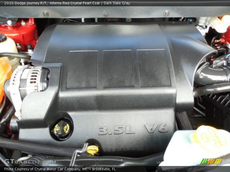 Inferno Red Crystal Pearl Coat / Dark Slate Gray 2010 Dodge Journey R/T
