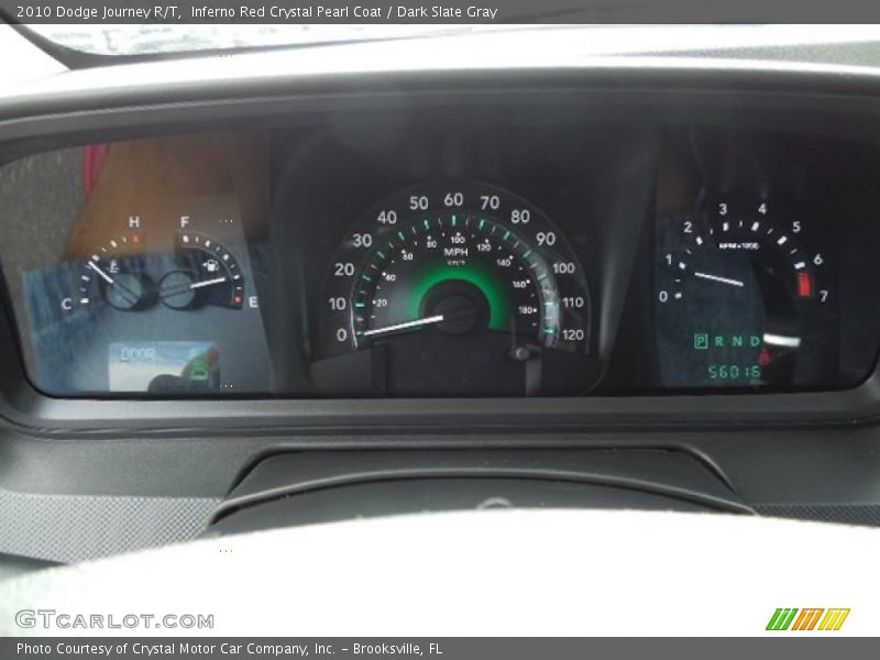 Inferno Red Crystal Pearl Coat / Dark Slate Gray 2010 Dodge Journey R/T