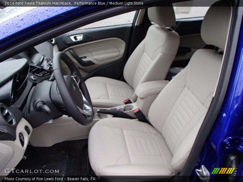 Front Seat of 2014 Fiesta Titanium Hatchback