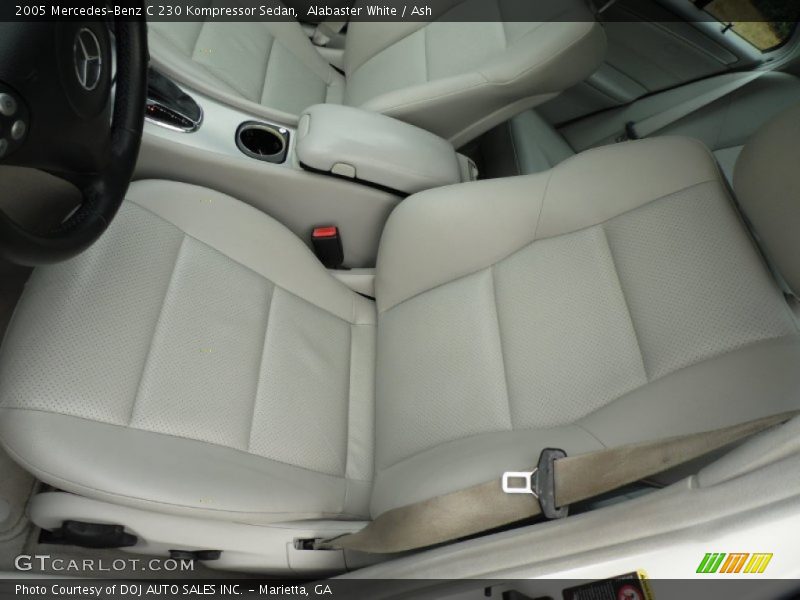 Alabaster White / Ash 2005 Mercedes-Benz C 230 Kompressor Sedan
