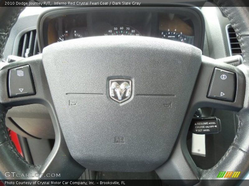 Inferno Red Crystal Pearl Coat / Dark Slate Gray 2010 Dodge Journey R/T