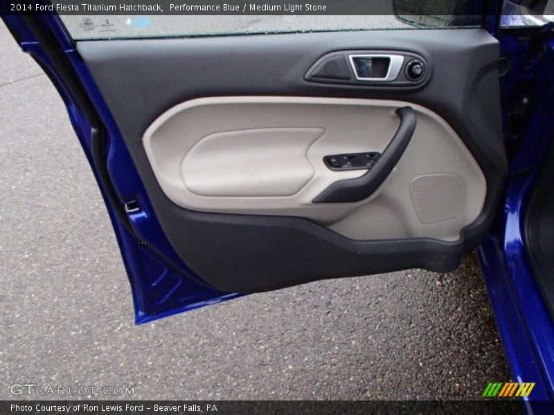 Door Panel of 2014 Fiesta Titanium Hatchback