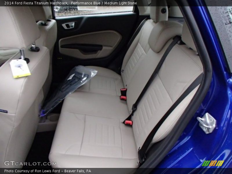 Rear Seat of 2014 Fiesta Titanium Hatchback