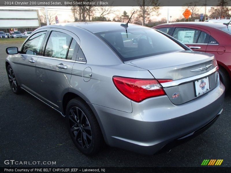 Billet Silver Metallic / Black 2014 Chrysler 200 Limited Sedan