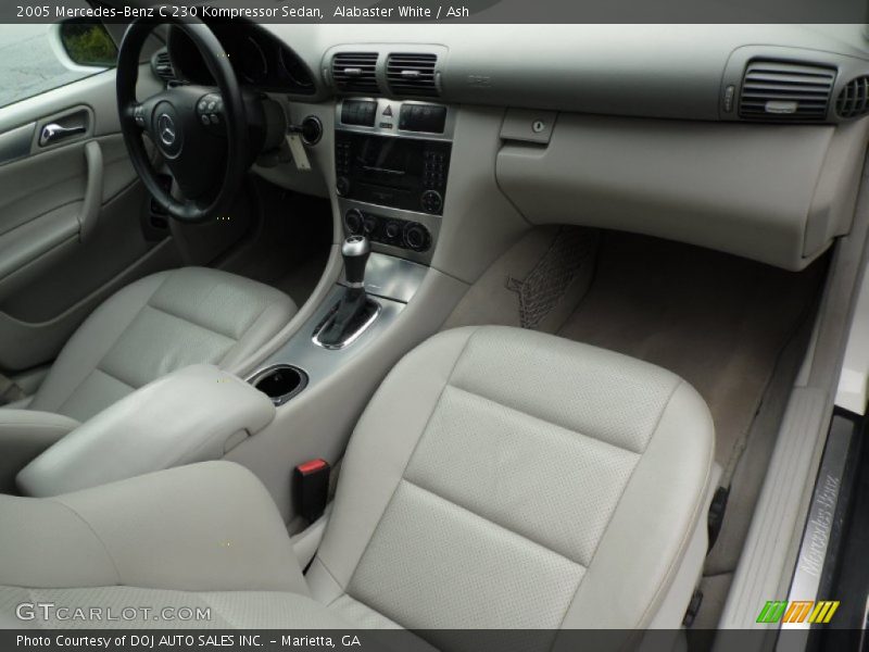 Alabaster White / Ash 2005 Mercedes-Benz C 230 Kompressor Sedan