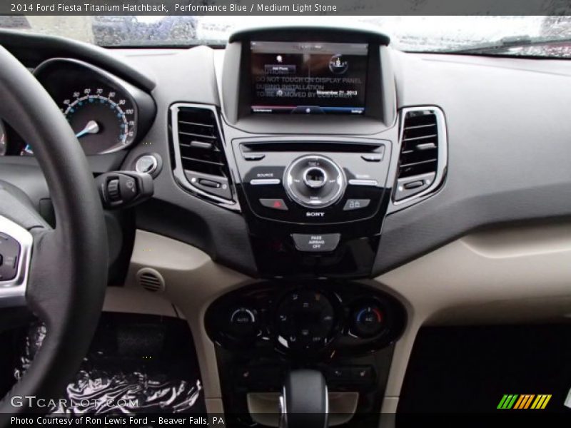 Controls of 2014 Fiesta Titanium Hatchback