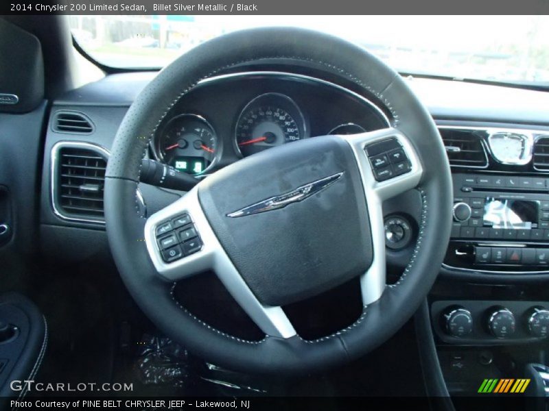Billet Silver Metallic / Black 2014 Chrysler 200 Limited Sedan