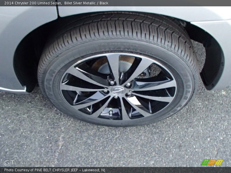 Billet Silver Metallic / Black 2014 Chrysler 200 Limited Sedan