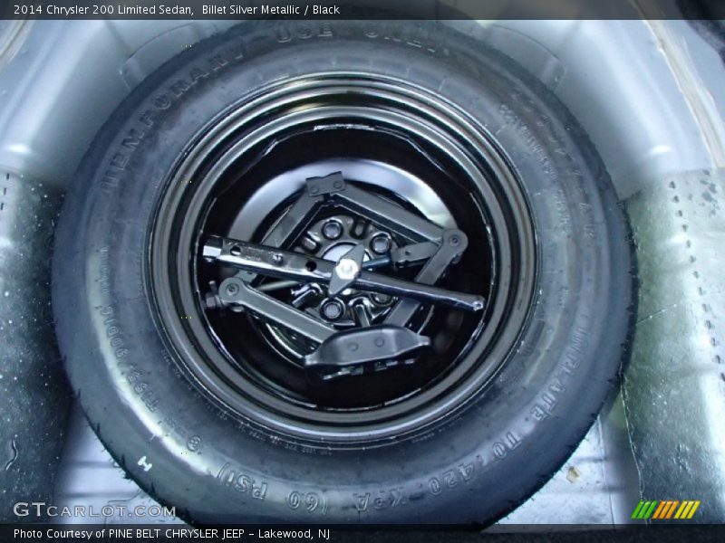 Billet Silver Metallic / Black 2014 Chrysler 200 Limited Sedan