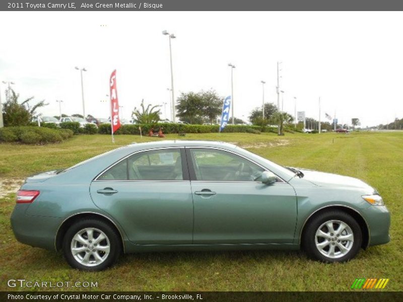Aloe Green Metallic / Bisque 2011 Toyota Camry LE