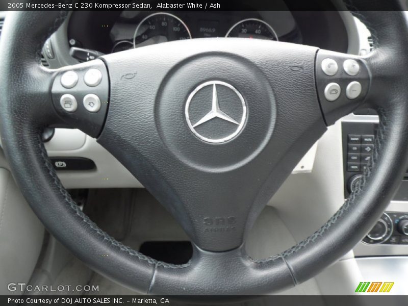 Alabaster White / Ash 2005 Mercedes-Benz C 230 Kompressor Sedan