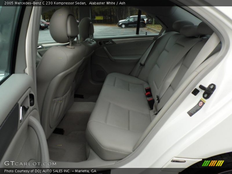 Alabaster White / Ash 2005 Mercedes-Benz C 230 Kompressor Sedan