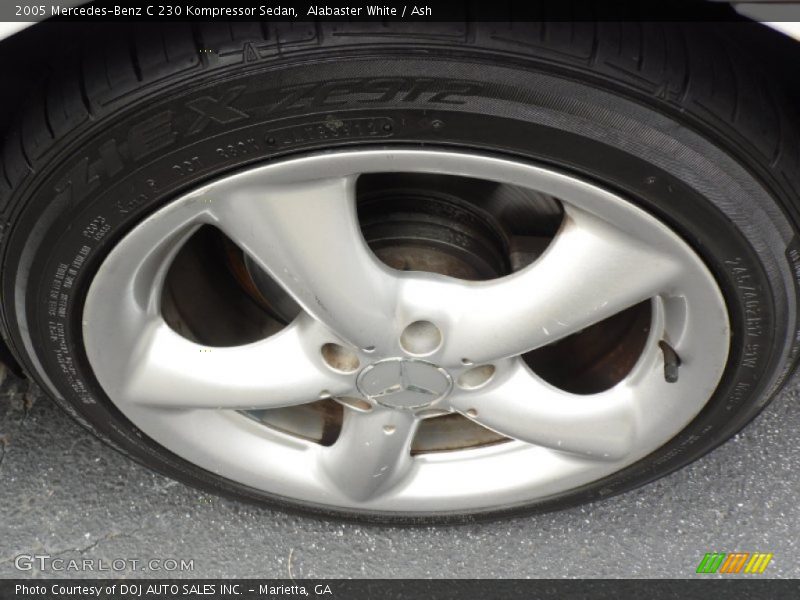 Alabaster White / Ash 2005 Mercedes-Benz C 230 Kompressor Sedan
